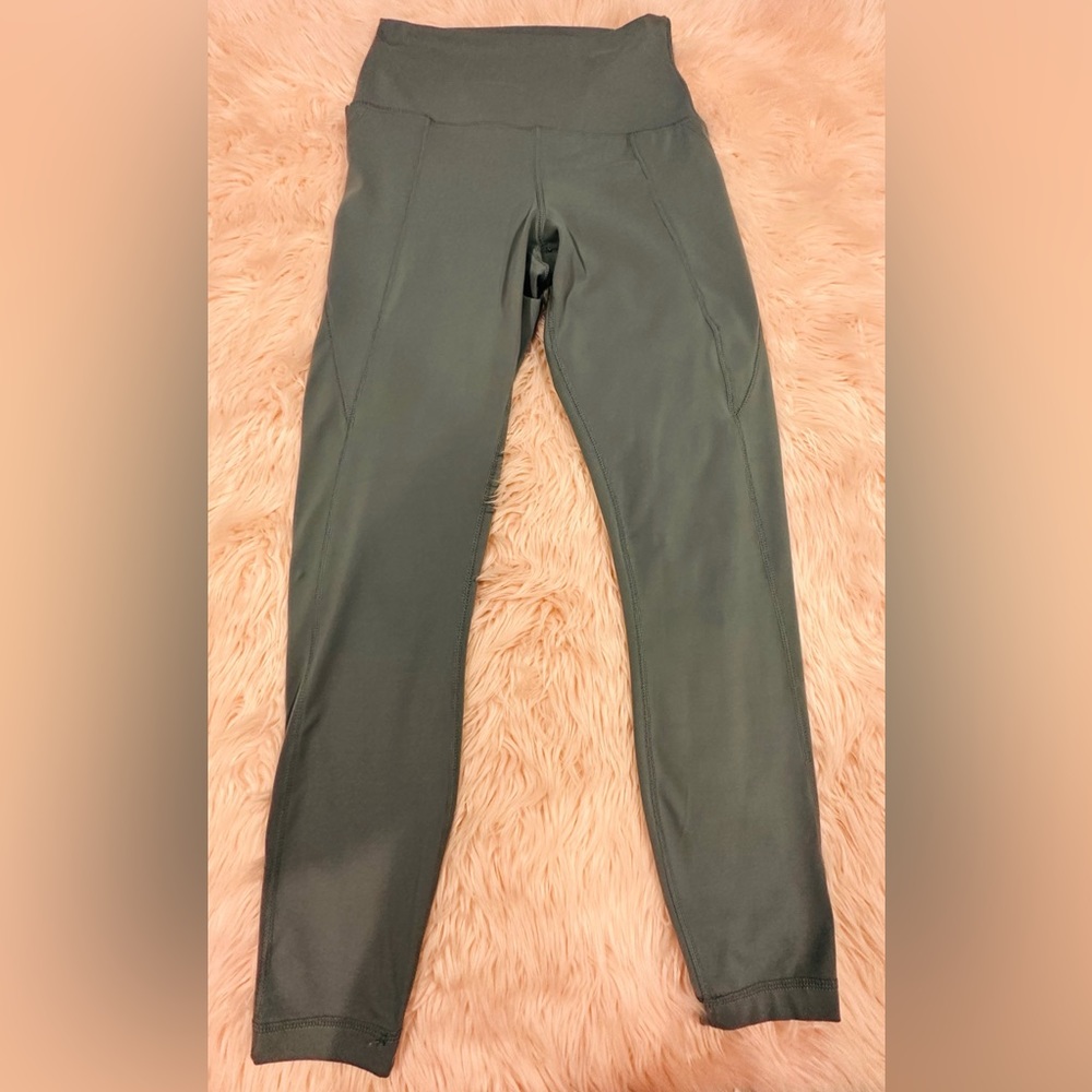 Velocity High Waist Squat Proof Ankle Length Yoga Pants for Women size S